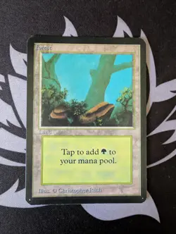 Forest (A)(Rocks) ~ Alpha [Near Mint][Magic MTG] - Image 1