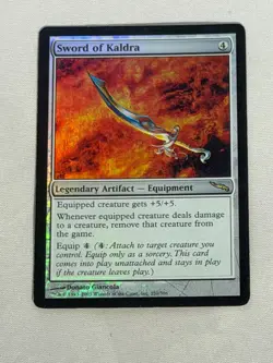 MTG FOIL Sword of Kaldra Mirrodin Magic the Gathering - Image 1
