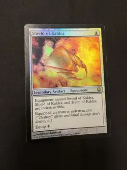Shield of Kaldra - 2004 Magic the Gathering - Darksteel Foil - Image 1