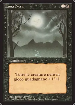 1x FBB Bad Moon - Italian NM-Mint, English 3rd Edition Revised (FBB) MTG Magic - Image 1