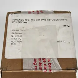 Pokemon Center Fusion Strike Empty Display ETB + Booster Box Case Free Shipping - Image 2