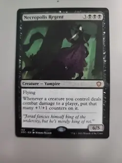 MTG Necropolis Regent Commander: Innistrad: Crimson Vow 132 Regular Mythic - Image 1