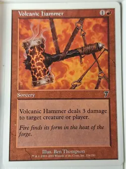 Volcanic Hammer - 7th Edition Core Set - Magic the Gathering MTG Nice! - Image 1