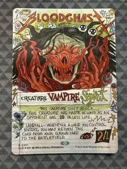 MTG Bloodghast #2351 Foil Rare Secret Lair Drop Series (SLD) - Image 2