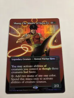 Shang-Chi, Master of Kung Fu (Borderless) (0370) Marvel Super Heroes Foil Mtg - Image 3