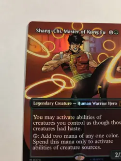Shang-Chi, Master of Kung Fu (Borderless) (0370) Marvel Super Heroes Foil Mtg - Image 4
