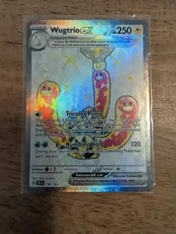 Wugtrio EX 190/162 Pokemon Sv05: Temporal Forces Holo Ultra Rare Full Art - Image 1