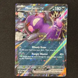 Morpeko Ex - 055/084 Double Rare Pitch Black Pokemon: TCG Holo Near Mint - Mint - Image 1