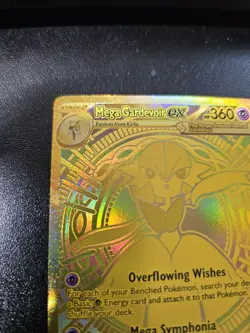 GOLD HYPER RARE Mega Gardevoir ex Pokemon SV 187/132 NM Secret Secret Rare! - Image 2