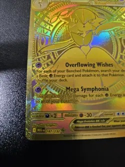 GOLD HYPER RARE Mega Gardevoir ex Pokemon SV 187/132 NM Secret Secret Rare! - Image 3