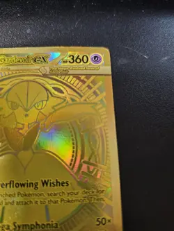GOLD HYPER RARE Mega Gardevoir ex Pokemon SV 187/132 NM Secret Secret Rare! - Image 4
