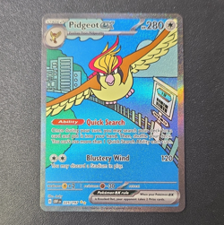 The Pokemon Company Pokemon TCG Pidgeot ex 225/197 SV03 Holo SIR EN 280 - Image 1