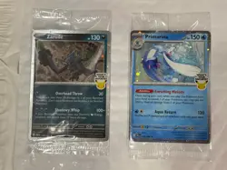 Zarude(gamestop) AND Primarina(B&N) Pokemon Pitch Black Stamped Promos *Sealed* - Image 1