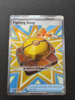 Pokemon Fighting Gong Full Art Secret Rare - Mega Evolutions Pokemon - 168/132 - Image 1