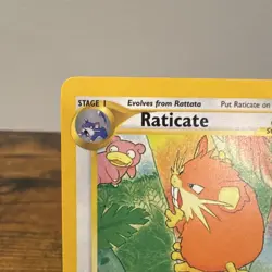 Nintendo Raticate 6/18 Southern Islands Promo Regular English 60 HP 2001 TCG - Image 2