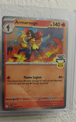 Pitch Black Armarouge Best Buy Promo Holo Rare 30th stamped - Image 1