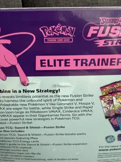 POKEMON TCG SWORD & SHIELD FUSION STRIKE ETB ELITE TRAINER BOX FACTORY SEALED - Image 4