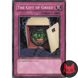 Yugioh The Gift of Greed TAEV-EN079 Common 1st Edition LP - Image 1