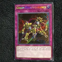 Chain Disappearance LCKC-EN094 Yu-Gi-Oh YuGiOh Secret Rare NM - Image 1