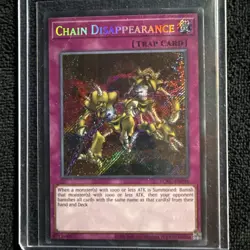 Chain Disappearance LCKC-EN094 Yu-Gi-Oh YuGiOh Secret Rare NM - Image 3