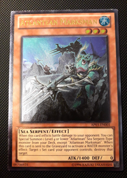 Yu-Gi-Oh! Atlanteam Marksman, AP03-EN001, Ultimate Rare, Englisch (US), Good - Image 1