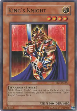 Yugioh King's Knight EEN-EN006 Rare LP - Image 1