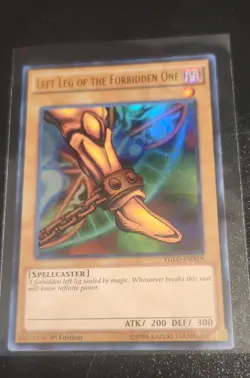 Left Leg of the Forbidden One YGLD-ENA19 King of Games: Yugi's Legendary... - Image 1
