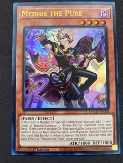 Medius the Pure DUAD-EN008 1st Edition Ultra Rare Near Mint Yugioh - Image 1