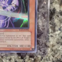 Konami Dark Magician Knight ROD-EN001 Secret Rare Holo Unlimited ENG 2500/2100 - Image 5