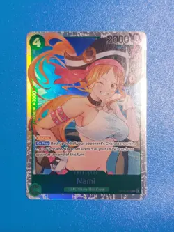 Nami OP14-031 SR One Piece The Azure Sea's Seven English NM - Image 2