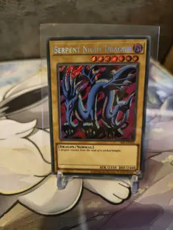 Yu-Gi-Oh! TCG Serpent Night Dragon Spell Ruler SRL-E103 Unlimited Secret Rare - Image 1