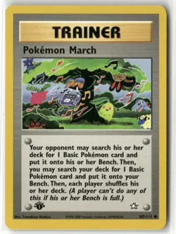 Pokemon Pokemon March 102/111 1st Edition Neo Genesis Common - Image 1