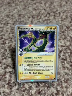 Pokemon TCG Rayquaza ex Dragon Frontiers 97/101 Holo Rare Delta Species - Image 1