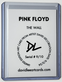 Pink Floyd Limited Edition Artist Signed “The Wall” Trading Card 9/10 - Image 2