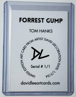 Forrest Gump Limited Edition Artist Signed "Movie Poster" Refractor Card 1/1 - Image 2
