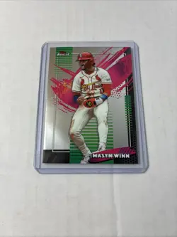 2026 Topps finest #242- Masyn Winn Rare Sp - Image 2