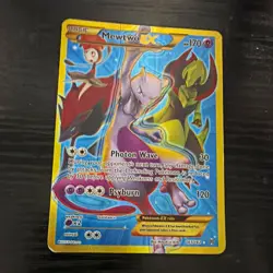 Pokemon TCG Mewtwo EX Breakthrough 163/162 Secret Rare Full Art Holo EN 2015 - Image 1