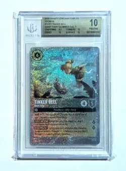 Disney Lorcana - Tinkerbell Giant Fairy 11/P3 - Glimmer Foil - BGS 10 Gem mint - Image 1