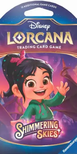 New Disney Lorcana Shimmering Skies Booster Pack (Vanellope Pack)! - Image 1