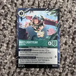 Disney Lorcana: Buzz Lightyear - On the Way (Foil Promo) - Image 1
