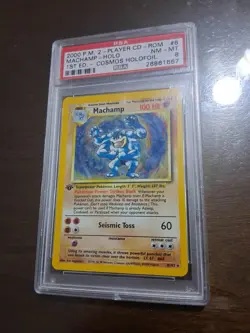 1999 Pokemon Game Machamp Holo 1st Edition #8 Nm-Mt PSA 8 Rare Holo Vintage Card - Image 5