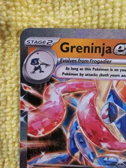 Greninja Ex 106/167 Double Rare- Twilight Masquerade Pokemon Card -NM/M - Image 2