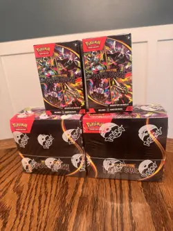 Pokemon Card Sealed Lot Pitch Black Booster Box x2 and Booster Bundle x2 - Image 1
