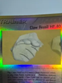 Pokemon Claw Fossil HP 40 Sandstorm 90/100 Reverse Holo Foil LP - Image 2