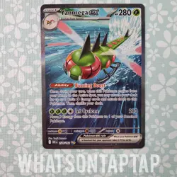 Pokemon Card Yanmega Ex 228/182 Secret Rare Scarlet Violet Destined Rivals LP - Image 1