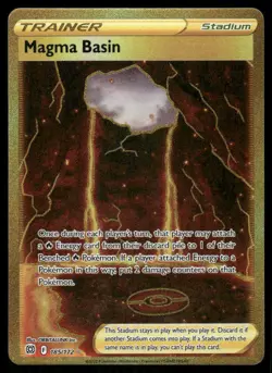 Pokemon Cards Magma Basin 185/172 Holo Brilliant Stars Secret Rare NM - Image 1