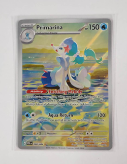 Primarina 088/084 Pitch Black Full Art Holo Rare Pokemon Card NM - Image 1