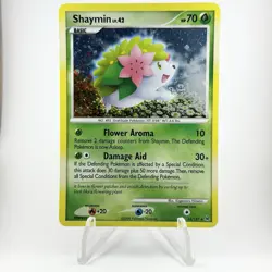 Shaymin Holo 14/127 Platinum Pokemon TCG Card Lightly Played - Image 1