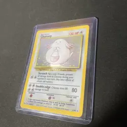 Pokemon Chansey Base Set 2 Holo Rare 003/130 120 HP English Card - Image 2