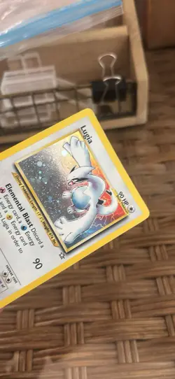 Pokemon TCG Lugia Neo Genesis Holo Rare Card 9/111 - Image 2